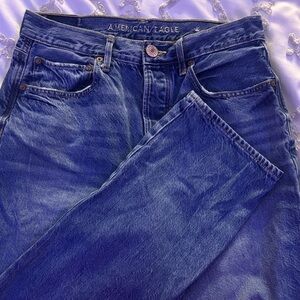 American Eagle Outfitters High Rise Blue Jeans